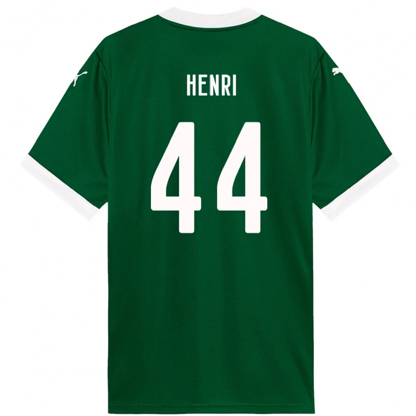 Danxen Dětské Henri #44 Bílá Zelená Domů Hráčské Dresy 2025/26 Dres
