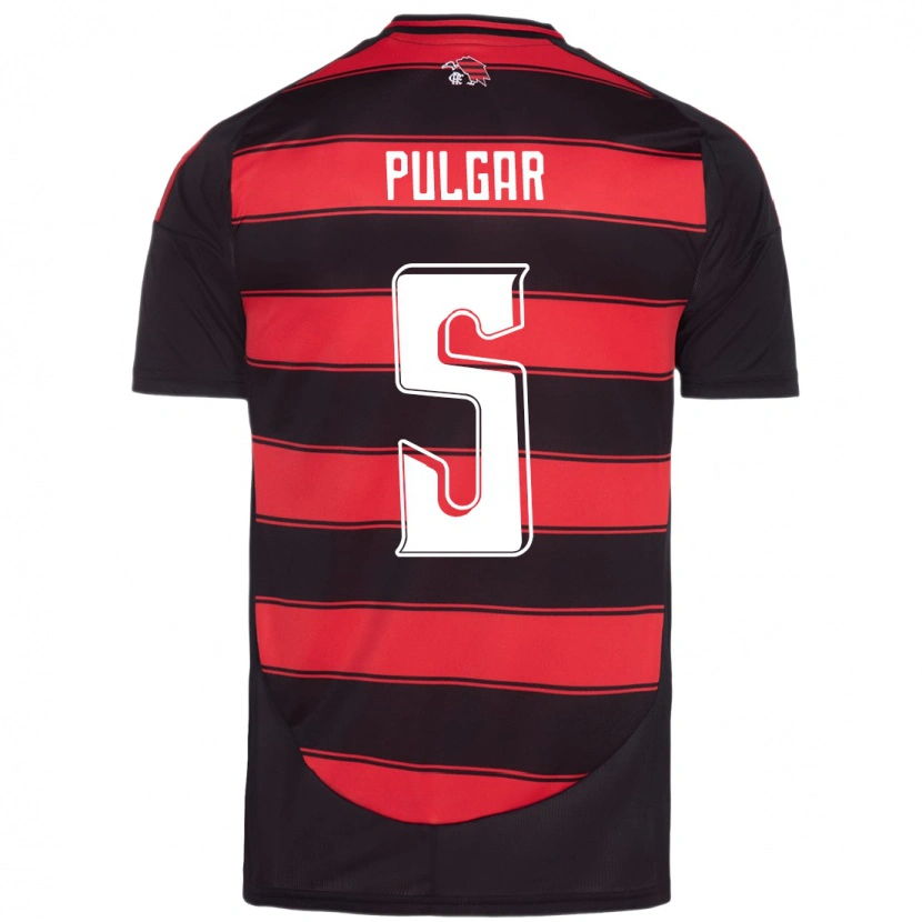 Danxen Dětské Erick Pulgar #5 Bílá Červená Domů Hráčské Dresy 2025/26 Dres