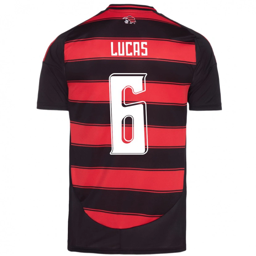 Danxen Dětské Ayrton Lucas #6 Bílá Červená Domů Hráčské Dresy 2025/26 Dres