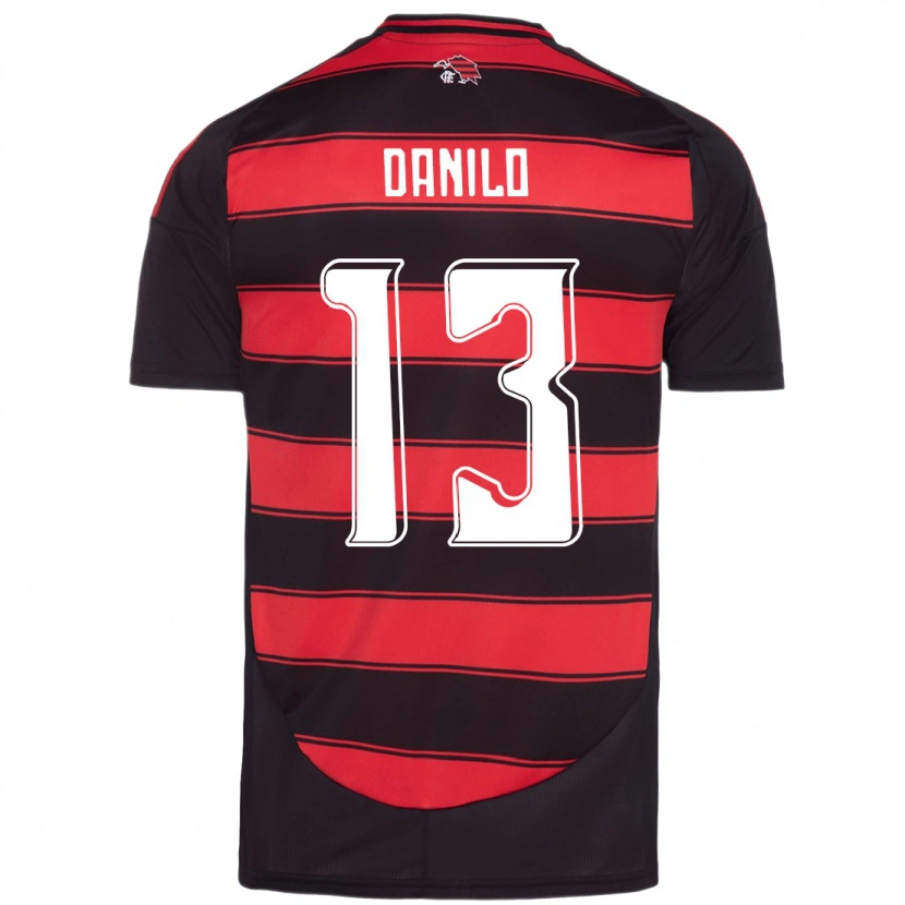 Danxen Dětské Danilo #13 Bílá Červená Domů Hráčské Dresy 2025/26 Dres