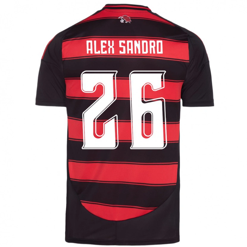 Danxen Dětské Alex Sandro #26 Bílá Červená Domů Hráčské Dresy 2025/26 Dres