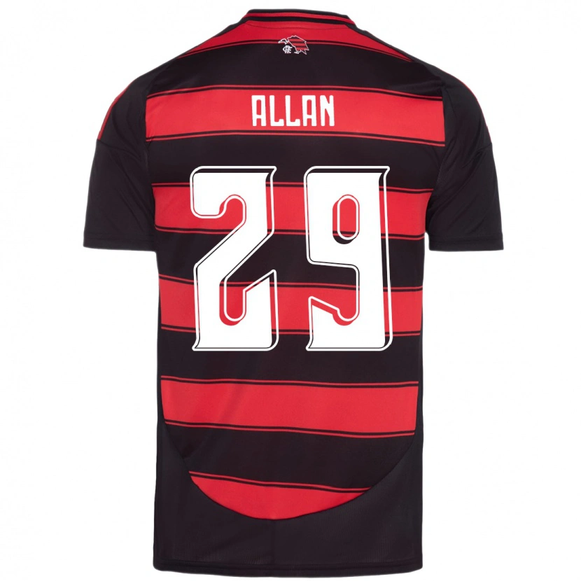 Danxen Dětské Allan #29 Bílá Červená Domů Hráčské Dresy 2025/26 Dres