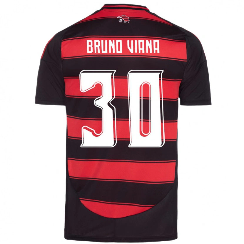 Danxen Dětské Bruno Viana #30 Bílá Červená Domů Hráčské Dresy 2025/26 Dres