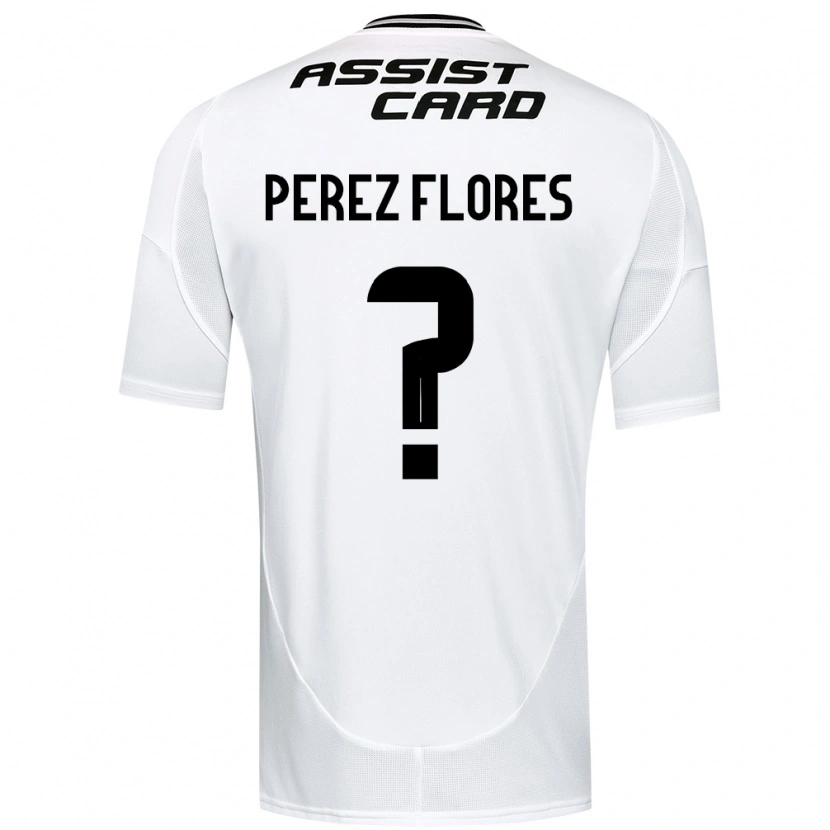 Danxen Dětské Benjamín Pérez Flores #0 Černá Bílá Domů Hráčské Dresy 2025/26 Dres