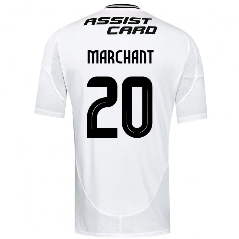 Danxen Dětské Francisco Marchant #20 Černá Bílá Domů Hráčské Dresy 2025/26 Dres