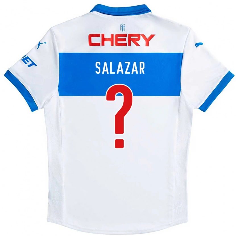 Danxen Dětské David Salazar #0 Královská Modrá Bílá Domů Hráčské Dresy 2025/26 Dres