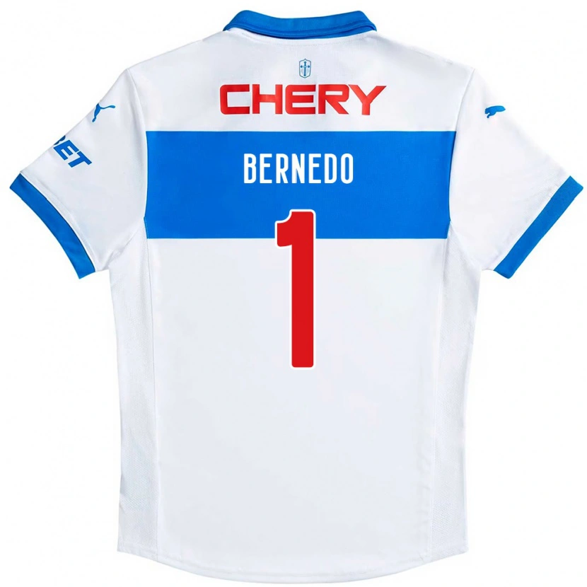 Danxen Dětské Vicente Bernedo #1 Královská Modrá Bílá Domů Hráčské Dresy 2025/26 Dres