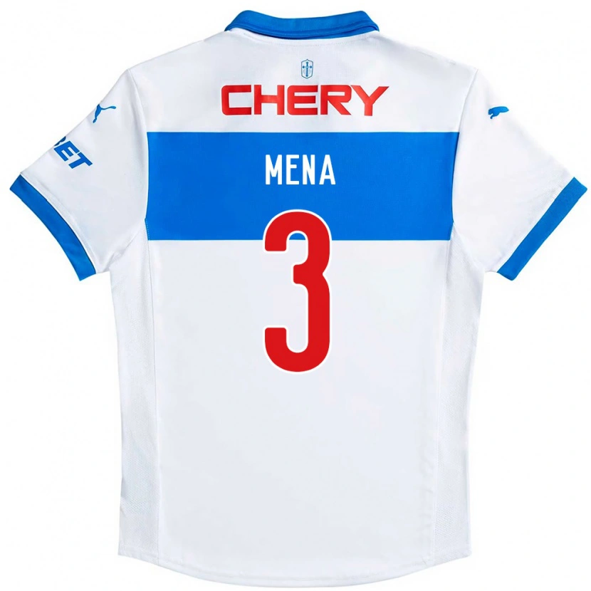 Danxen Dětské Eugenio Mena #3 Černá Modrá Domů Hráčské Dresy 2025/26 Dres
