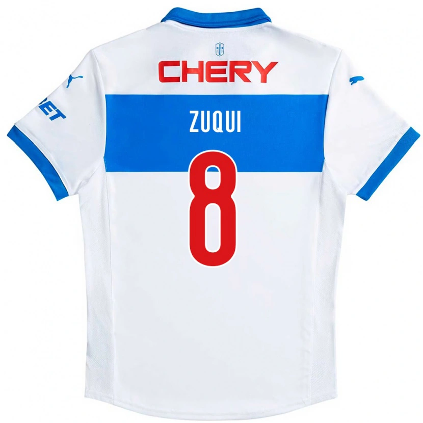 Danxen Dětské Fernando Zuqui #8 Královská Modrá Bílá Domů Hráčské Dresy 2025/26 Dres
