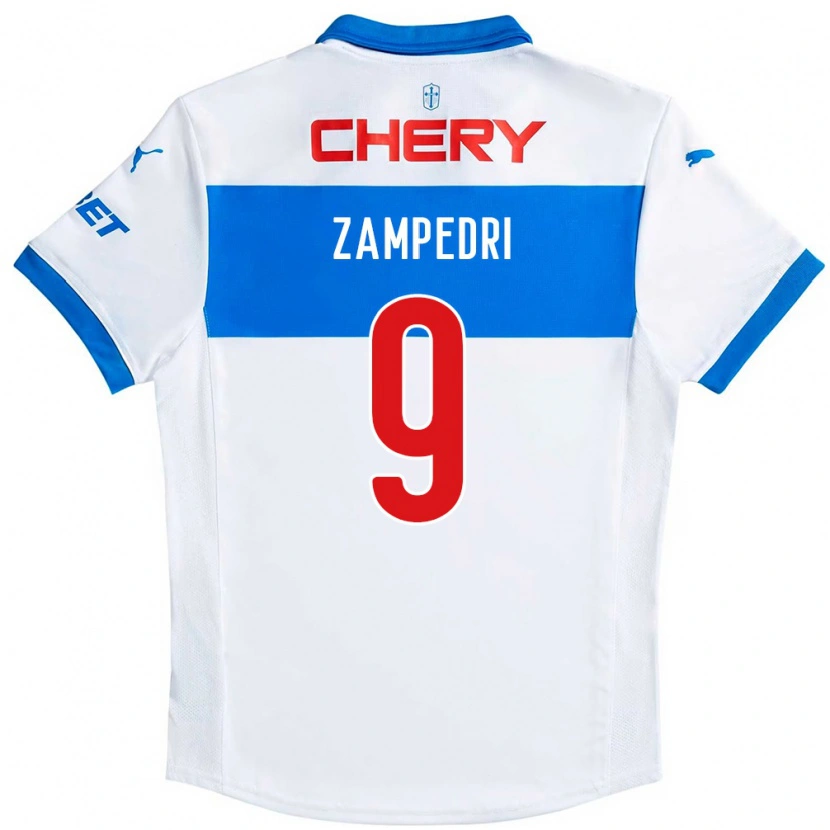 Danxen Dětské Fernando Zampedri #9 Královská Modrá Bílá Domů Hráčské Dresy 2025/26 Dres