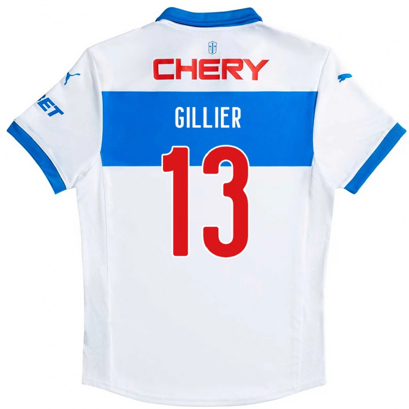 Danxen Dětské Thomas Gillier #13 Královská Modrá Bílá Domů Hráčské Dresy 2025/26 Dres