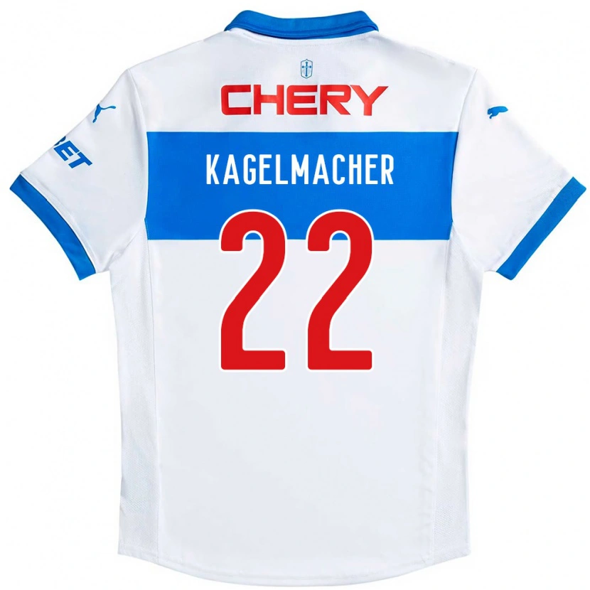Danxen Dětské Gary Kagelmacher #22 Královská Modrá Bílá Domů Hráčské Dresy 2025/26 Dres