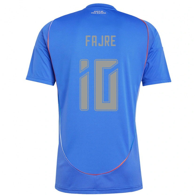 Danxen Dětské Nicole Fajre #10 Oranžová Červená Domů Hráčské Dresy 2025/26 Dres