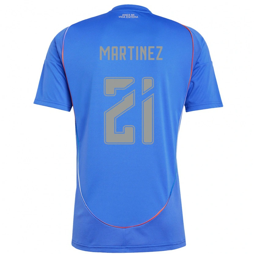 Danxen Dětské Maria Martínez #21 Oranžová Červená Domů Hráčské Dresy 2025/26 Dres