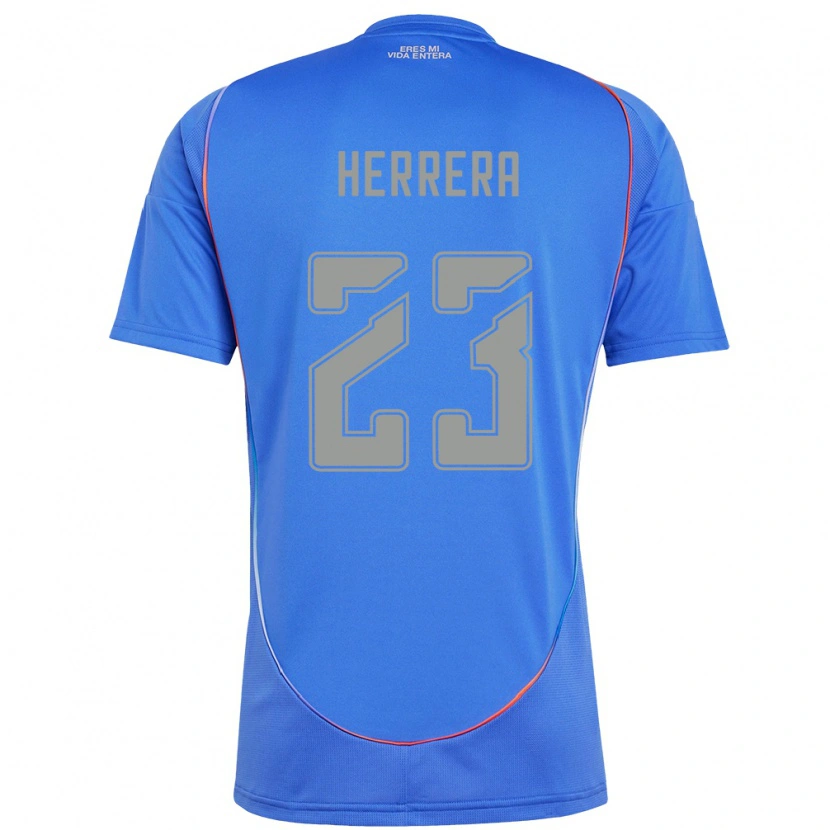 Danxen Dětské Claudia Herrera #23 Oranžová Červená Domů Hráčské Dresy 2025/26 Dres