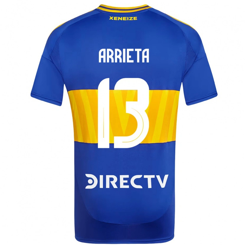 Danxen Dětské Thomas Arrieta #13 Bílá Modrá Domů Hráčské Dresy 2025/26 Dres