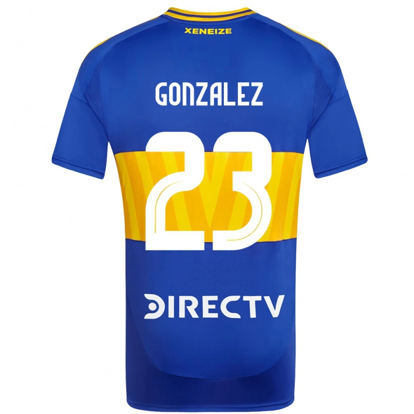 Danxen Dětské Diego Gonzalez #23 Bílá Modrá Domů Hráčské Dresy 2025/26 Dres