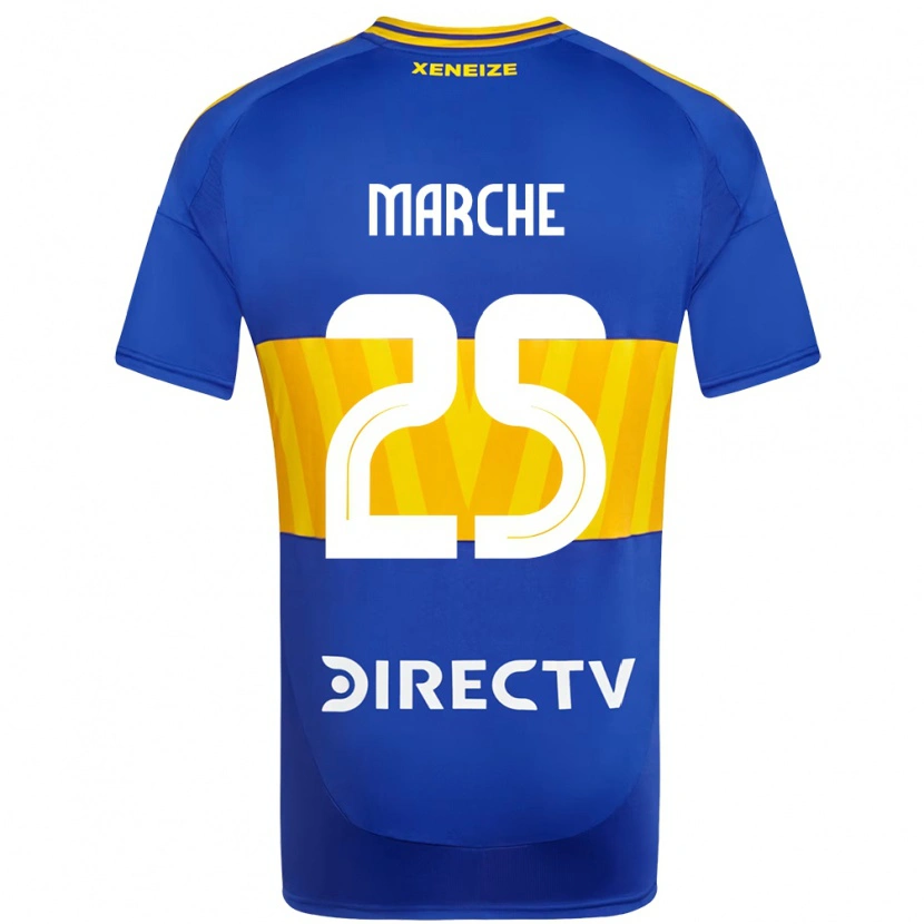 Danxen Dětské Agustín Marchesín #25 Bílá Modrá Domů Hráčské Dresy 2025/26 Dres