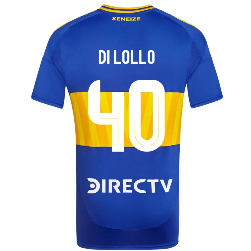 Danxen Dětské Lautaro Di Lollo #40 Bílá Modrá Domů Hráčské Dresy 2025/26 Dres