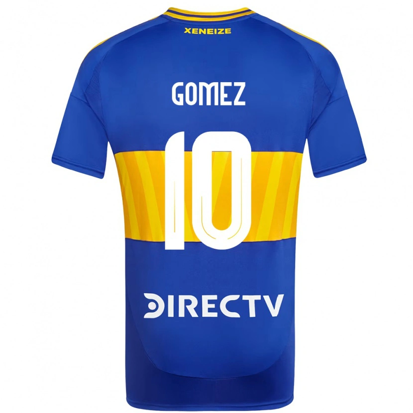 Danxen Dětské Camila Gómez Ares #10 Bílá Modrá Domů Hráčské Dresy 2025/26 Dres
