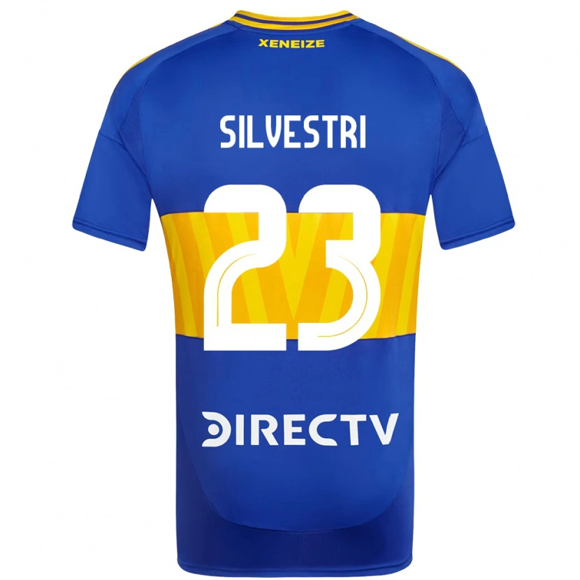 Danxen Dětské Delfina Silvestri #23 Bílá Modrá Domů Hráčské Dresy 2025/26 Dres