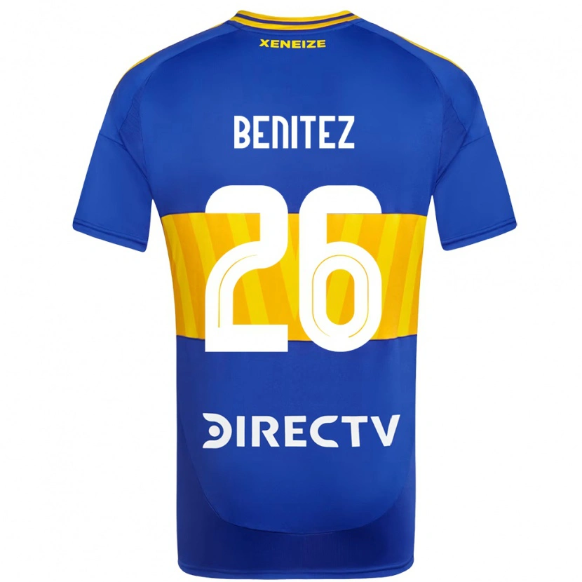 Danxen Dětské Lorena Benítez #26 Bílá Modrá Domů Hráčské Dresy 2025/26 Dres