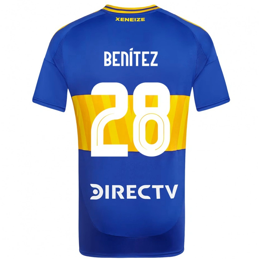 Danxen Dětské Yazmín Benítez #28 Bílá Modrá Domů Hráčské Dresy 2025/26 Dres