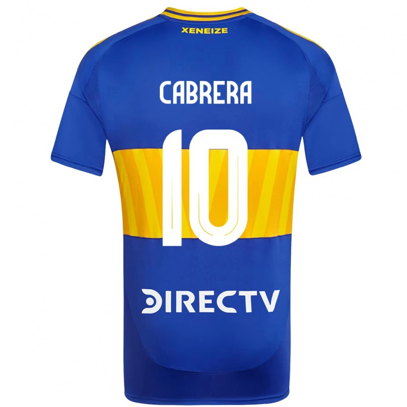 Danxen Dětské Micaela Cabrera #10 Bílá Modrá Domů Hráčské Dresy 2025/26 Dres