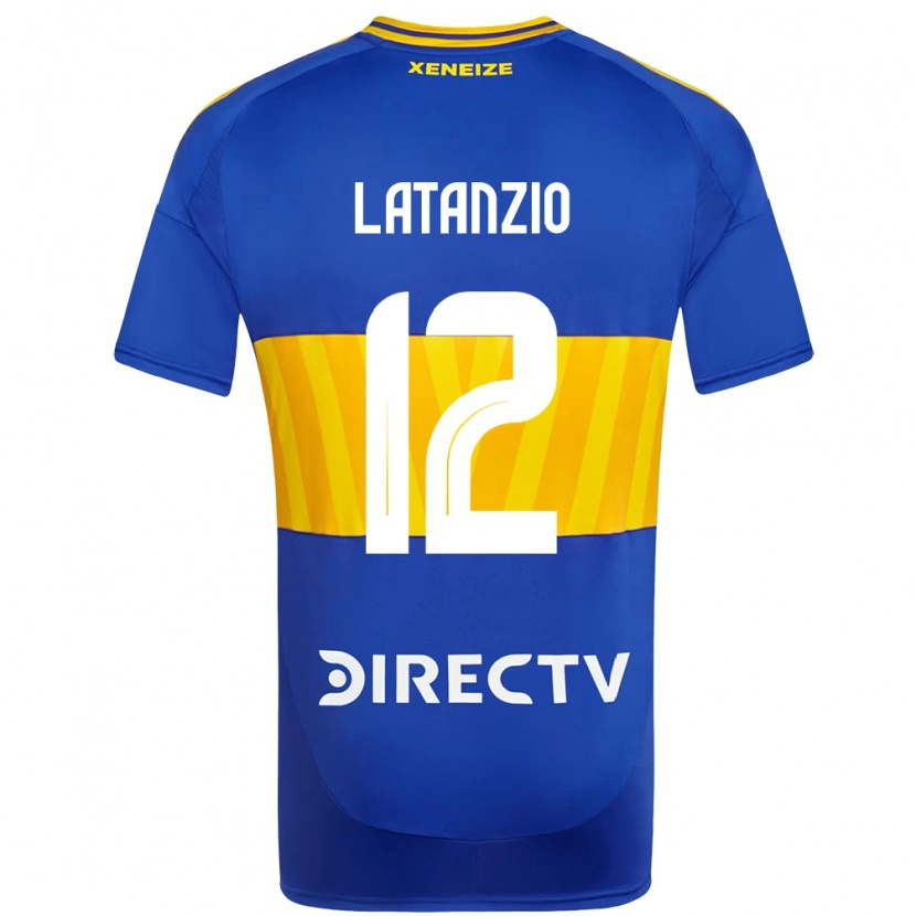 Danxen Dětské Florencia Latanzio #12 Bílá Modrá Domů Hráčské Dresy 2025/26 Dres