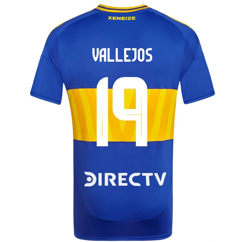 Danxen Dětské Fabiana Vallejos #19 Bílá Modrá Domů Hráčské Dresy 2025/26 Dres