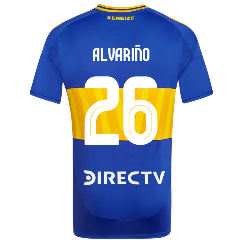 Danxen Dětské Alexis Alvariño #26 Bílá Modrá Domů Hráčské Dresy 2025/26 Dres