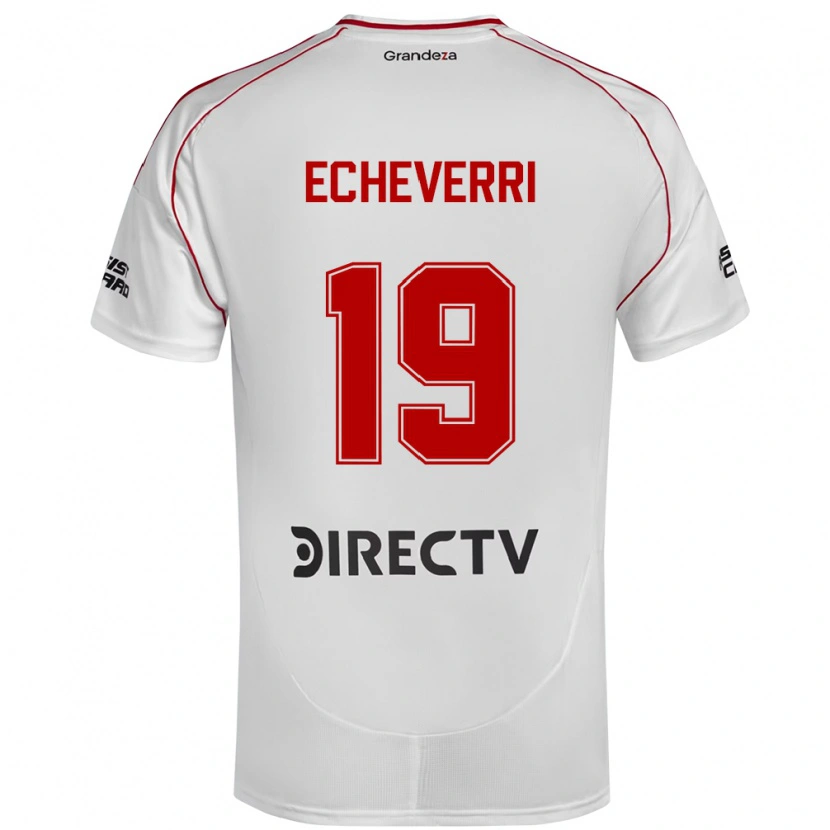 Danxen Dětské Claudio Echeverri #19 Burgundská Purpurová Domů Hráčské Dresy 2025/26 Dres