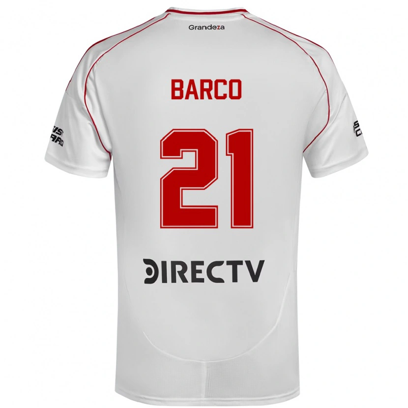 Danxen Dětské Esequiel Barco #21 Burgundská Purpurová Domů Hráčské Dresy 2025/26 Dres