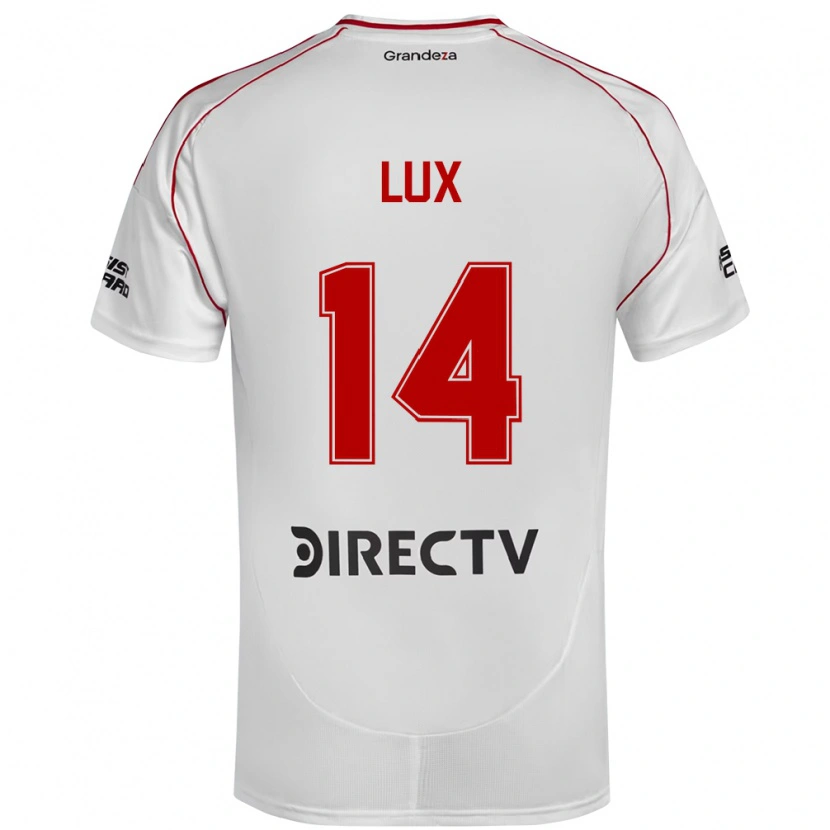 Danxen Dětské German Lux #14 Bílá Červená Domů Hráčské Dresy 2025/26 Dres