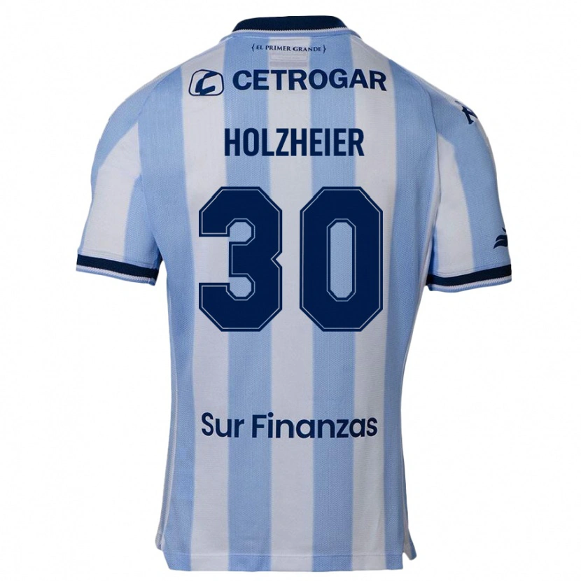 Danxen Dětské Agostina Holzheier #30 Nebesky Modrá Domů Hráčské Dresy 2025/26 Dres