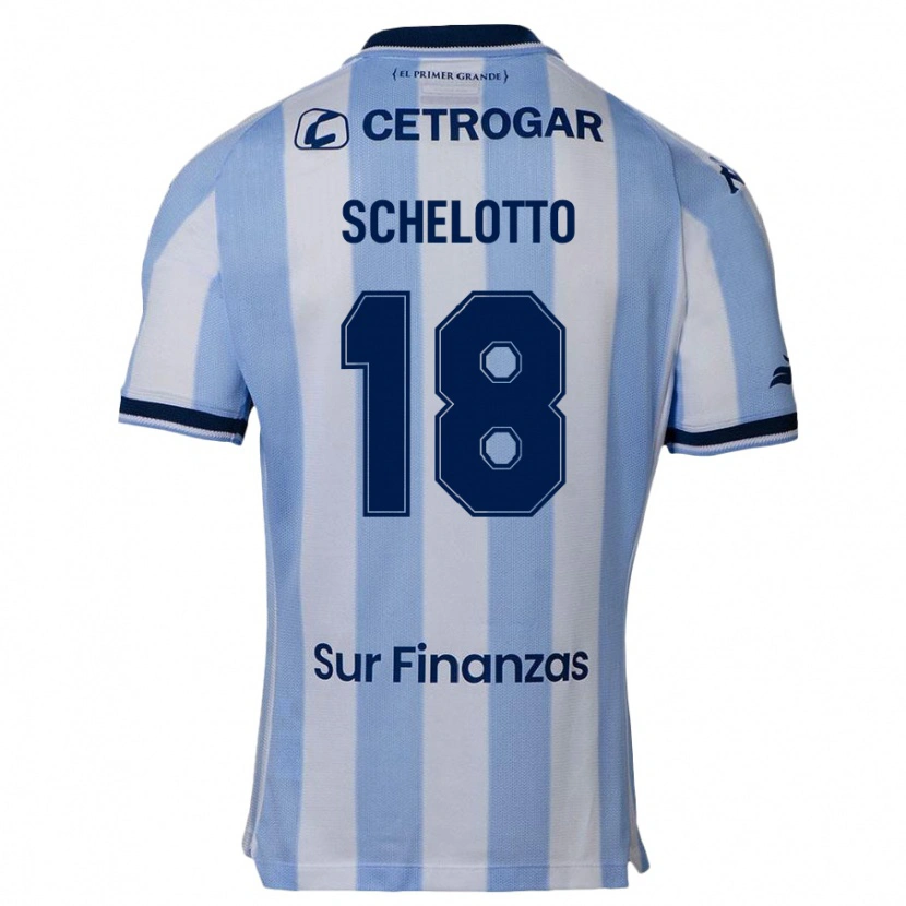 Danxen Dětské Ezequiel Schelotto #18 Tmavě Modrá Domů Hráčské Dresy 2025/26 Dres