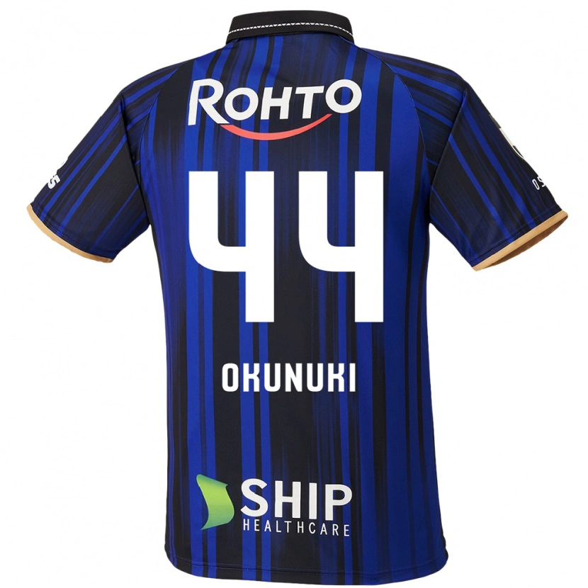 Danxen Dětské Kanji Okunuki #44 Bílá Modrá Černá Domů Hráčské Dresy 2025/26 Dres