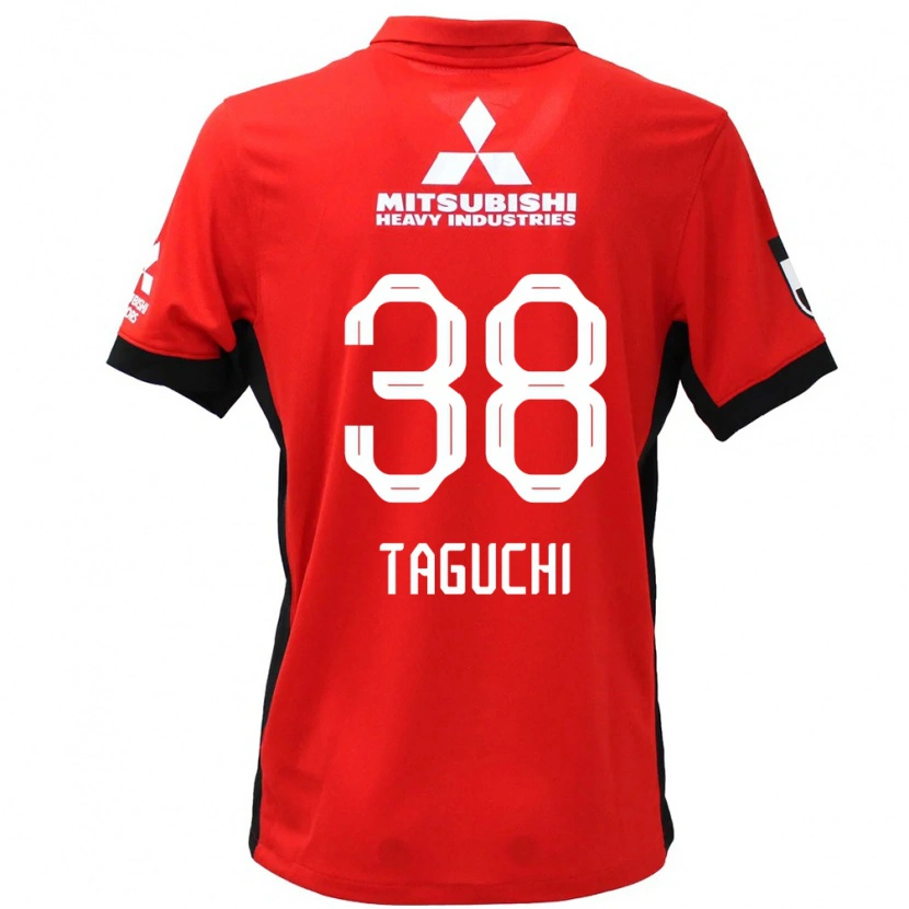 Danxen Dětské Keita Taguchi #38 Bílá Černá Domů Hráčské Dresy 2025/26 Dres