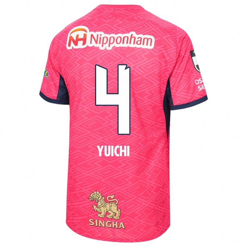 Danxen Dětské Yuichi Hirano #4 Bílá Sakura Růžová Domů Hráčské Dresy 2025/26 Dres