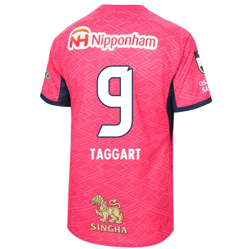 Danxen Dětské Adam Taggart #9 Sakura Růžová Bílá Domů Hráčské Dresy 2025/26 Dres