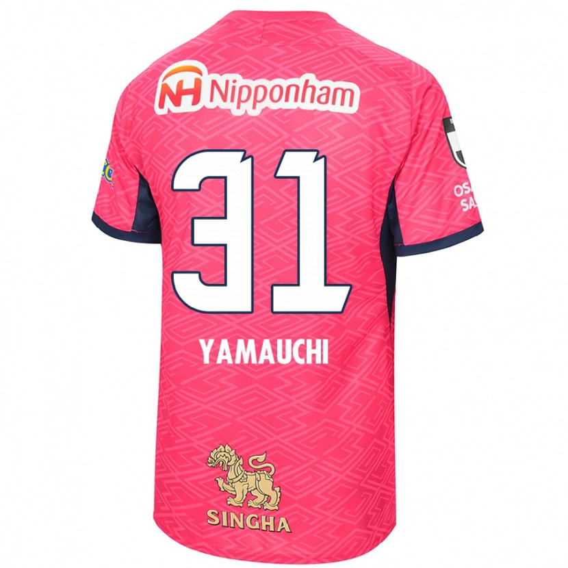Danxen Dětské Hirofumi Yamauchi #31 Bílá Sakura Růžová Domů Hráčské Dresy 2025/26 Dres