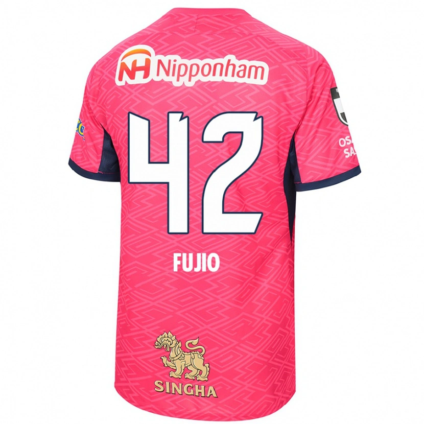 Danxen Dětské Shota Fujio #42 Bílá Sakura Růžová Domů Hráčské Dresy 2025/26 Dres