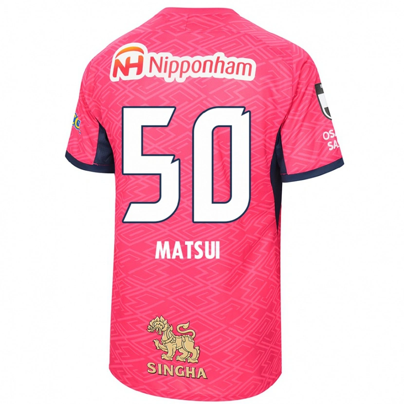 Danxen Dětské Kenya Matsui #50 Bílá Sakura Růžová Domů Hráčské Dresy 2025/26 Dres