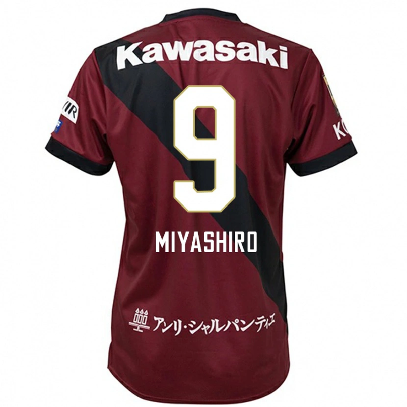 Danxen Dětské Taisei Miyashiro #9 Bílá Černá Domů Hráčské Dresy 2025/26 Dres