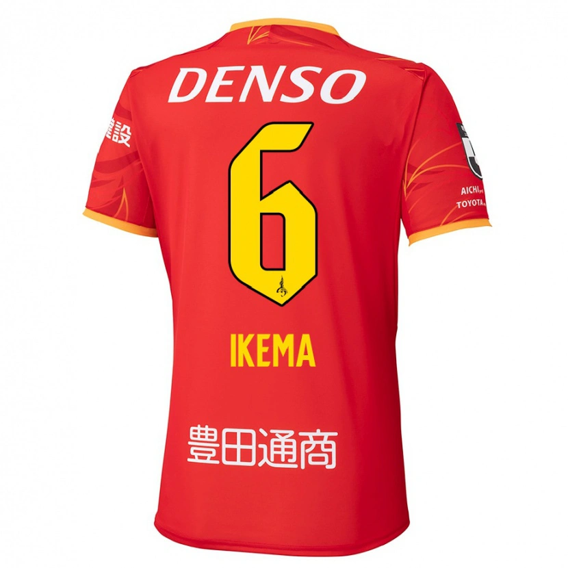 Danxen Dětské Kano Ikema #6 Bílá Červená Domů Hráčské Dresy 2025/26 Dres