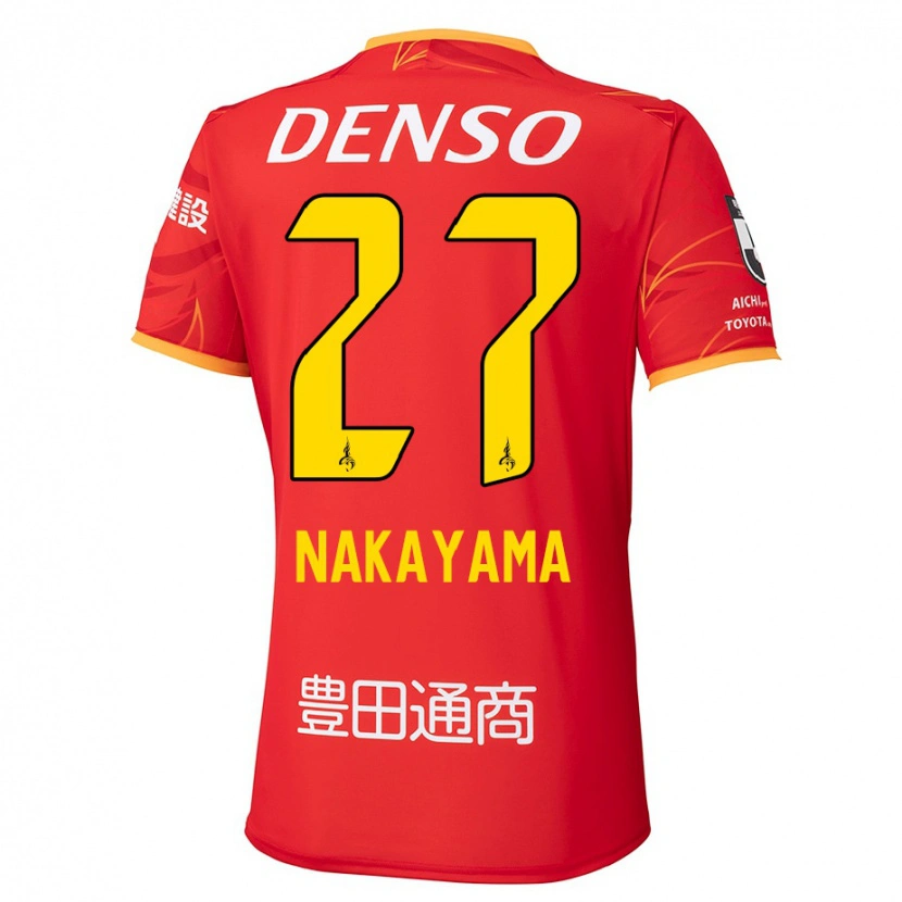 Danxen Dětské Katsuhiro Nakayama #27 Bílá Červená Domů Hráčské Dresy 2025/26 Dres