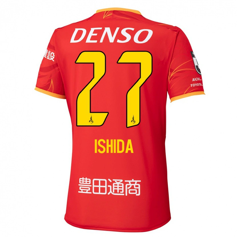 Danxen Dětské Kakeru Ishida #27 Bílá Červená Domů Hráčské Dresy 2025/26 Dres