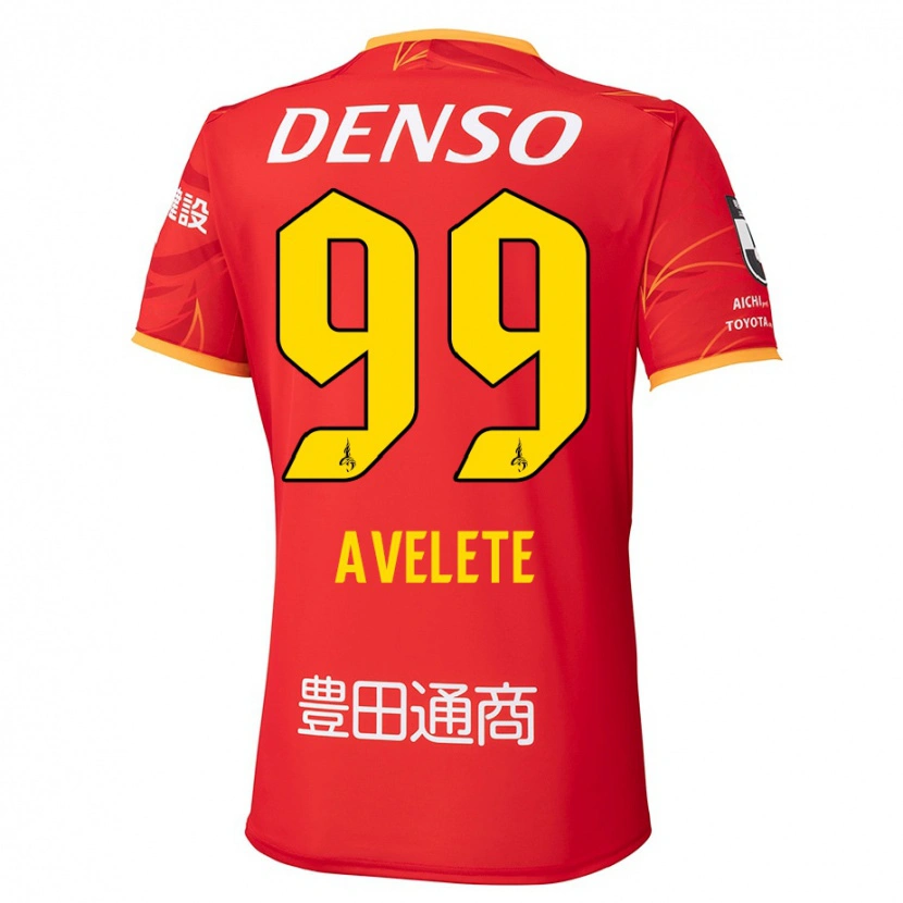 Danxen Dětské Yves Avelete #99 Bílá Červená Domů Hráčské Dresy 2025/26 Dres