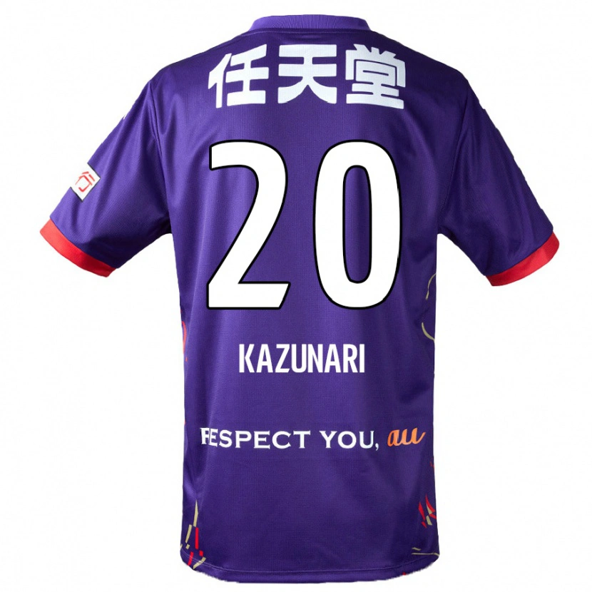Danxen Dětské Kazunari Kita #20 Bílá Fialová Černá Domů Hráčské Dresy 2025/26 Dres