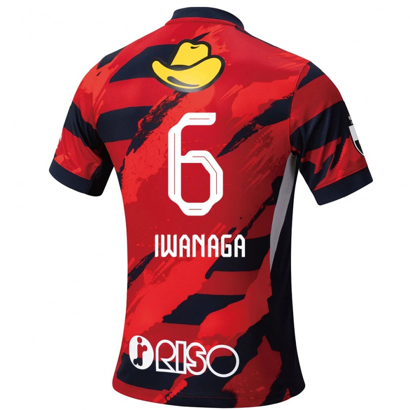 Danxen Dětské Yoshiki Iwanaga #6 Bílá Černá Domů Hráčské Dresy 2025/26 Dres